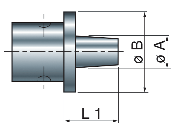Mod. 125 - Spindle holder tang